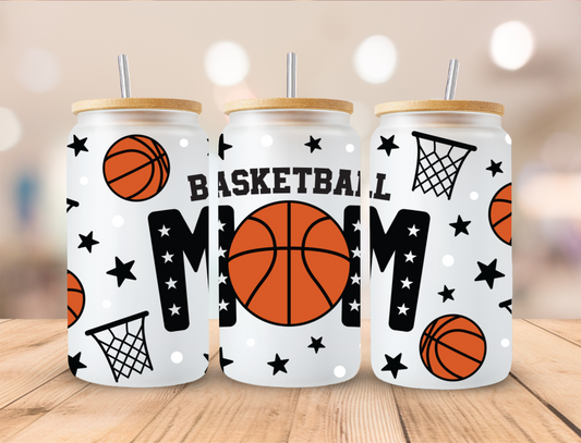 Basketball Mom - Libby UV DTF Wrap EXCLUSIVE DESIGNED