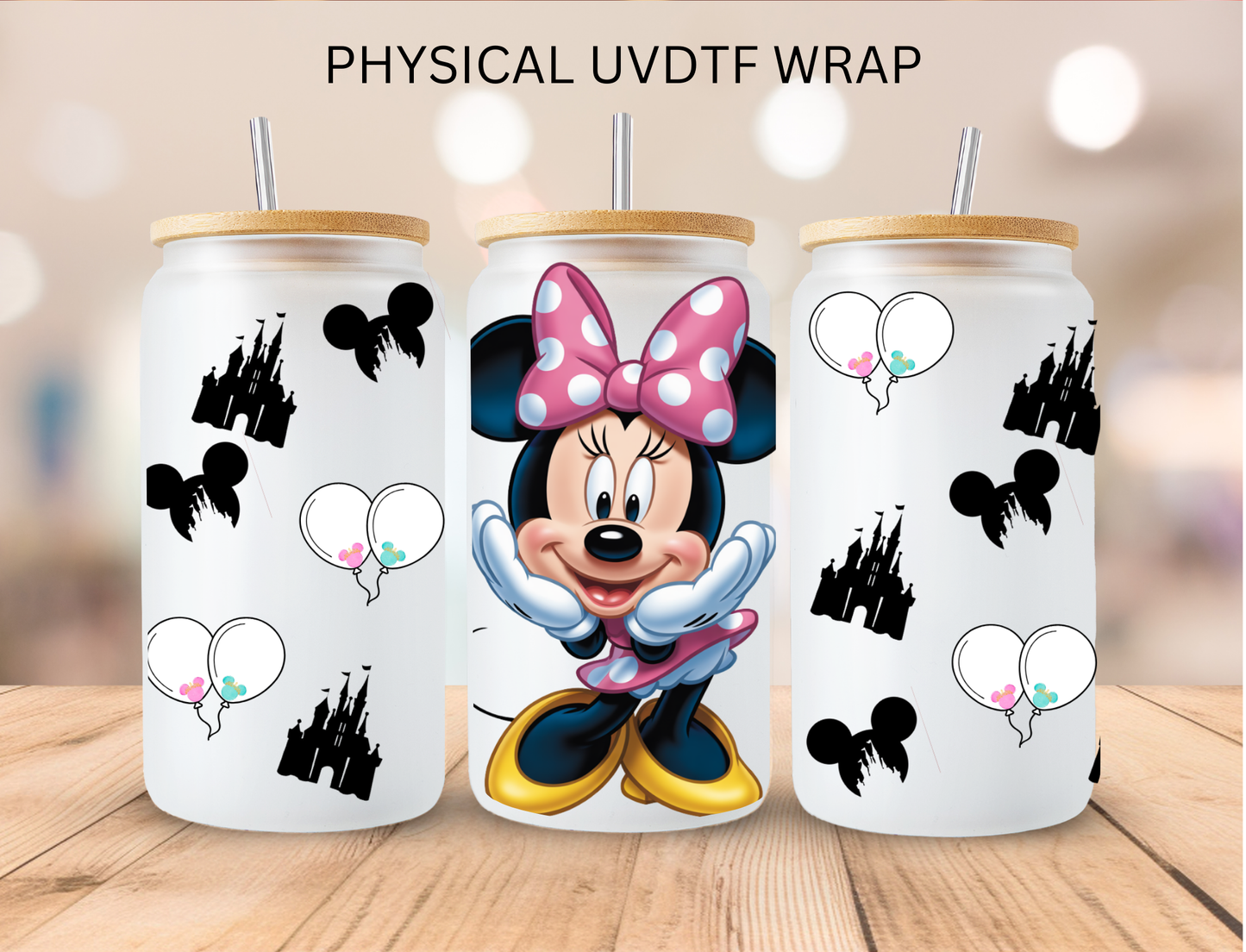 Girl Mouse Collection - 16 oz / 20 oz Libby UV DTF