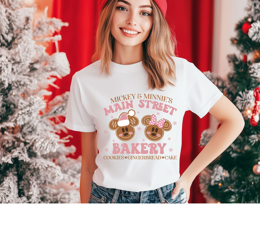 Christmas Main Street Bakery - Adult DTF Print Transfer