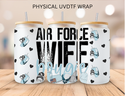 Bougee Wife Mom Collection - 16 oz / 20 oz Libby UV DTF