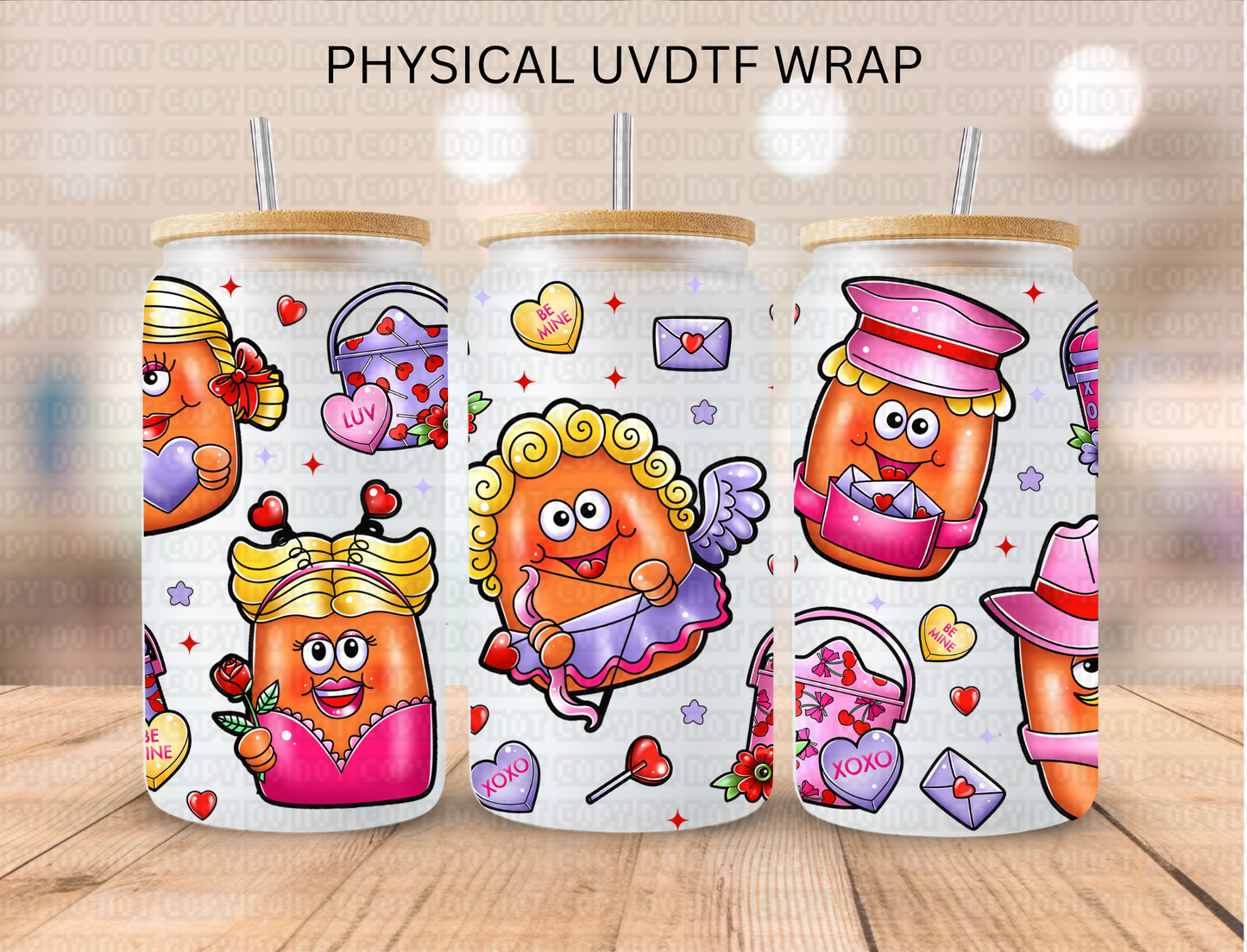 Valentines Nuggies - 16 oz / 20 oz Libby UV DTF