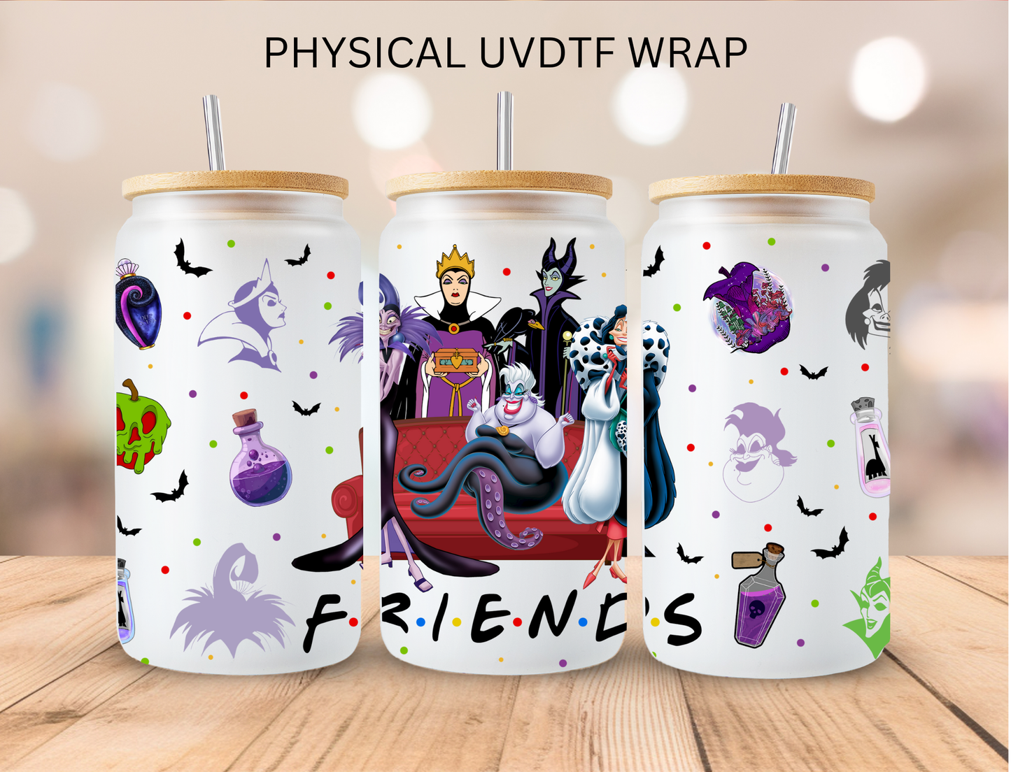 Villain Friends - 16 oz / 20 oz Libby UV DTF