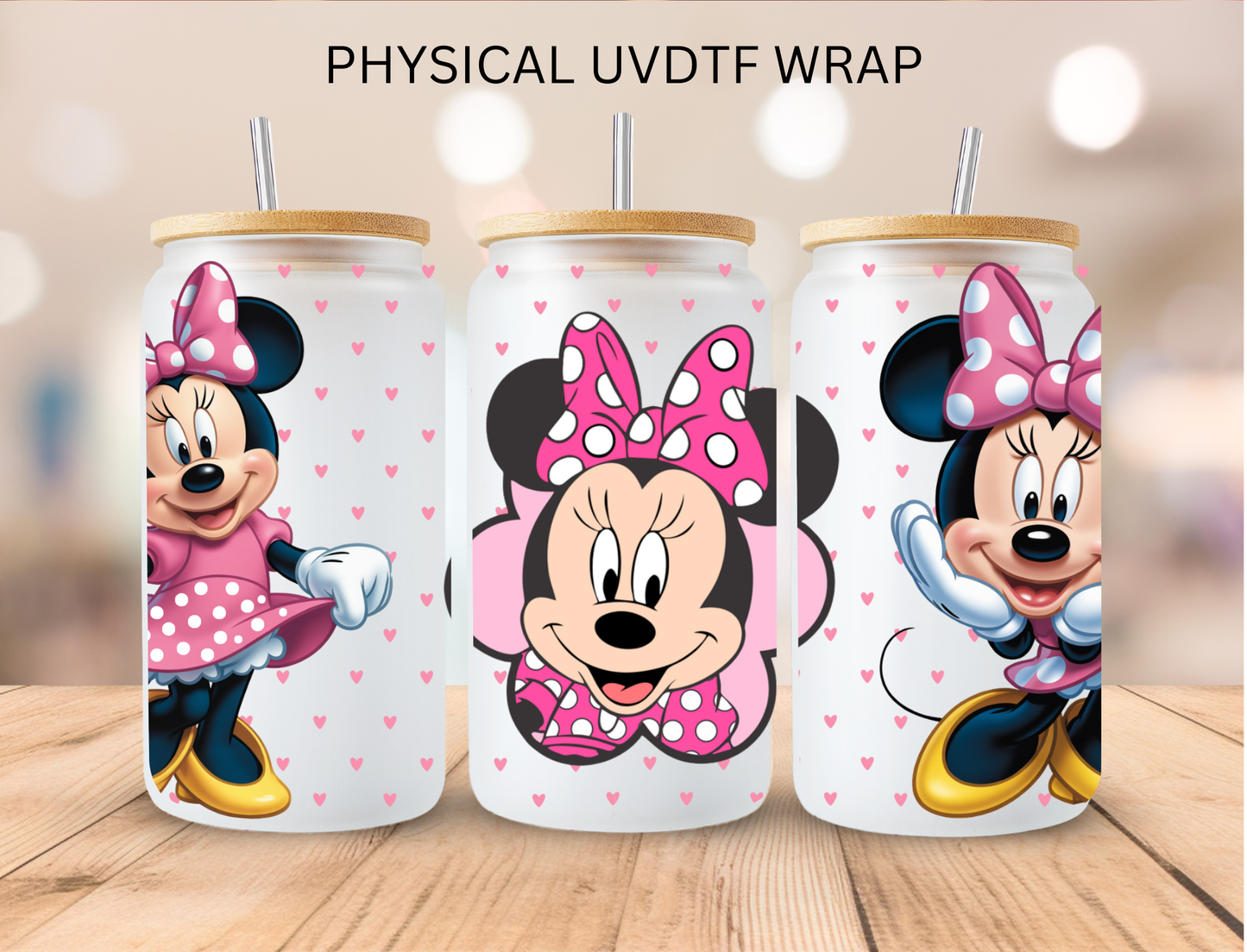 Girl Mouse Collection - 16 oz / 20 oz Libby UV DTF