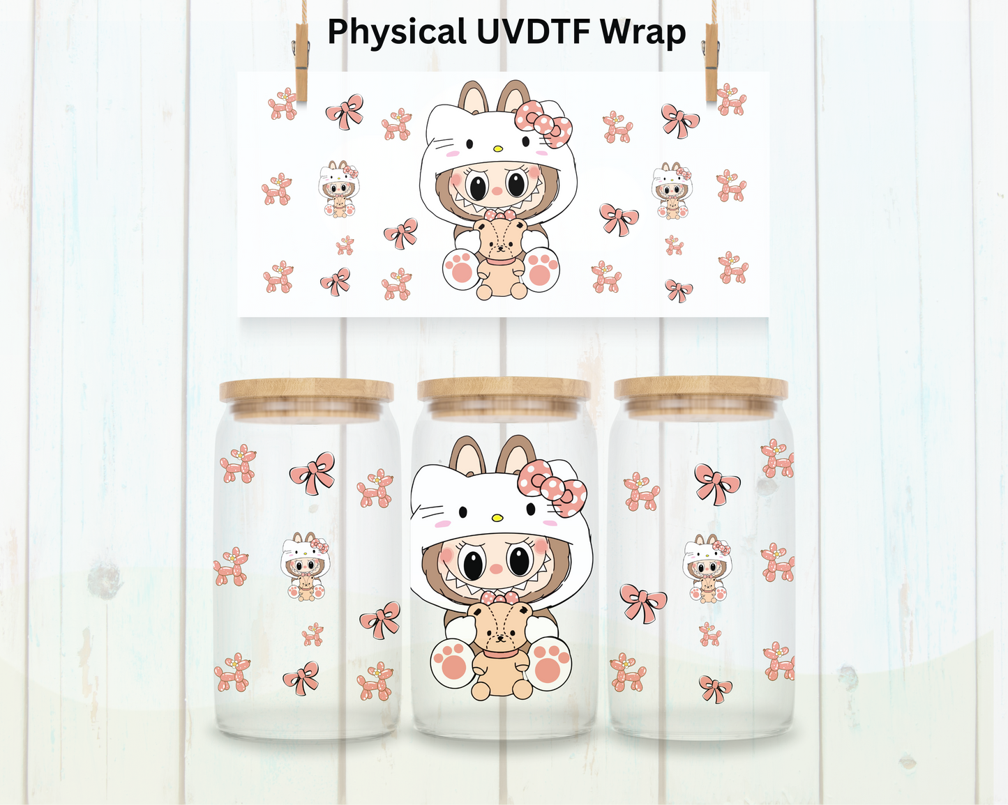 Balloon Bear LaBu Bear - 16 oz / 20 oz Libby UV DTF