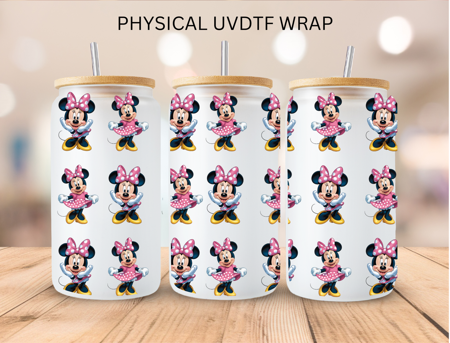 Girl Mouse Collection - 16 oz / 20 oz Libby UV DTF