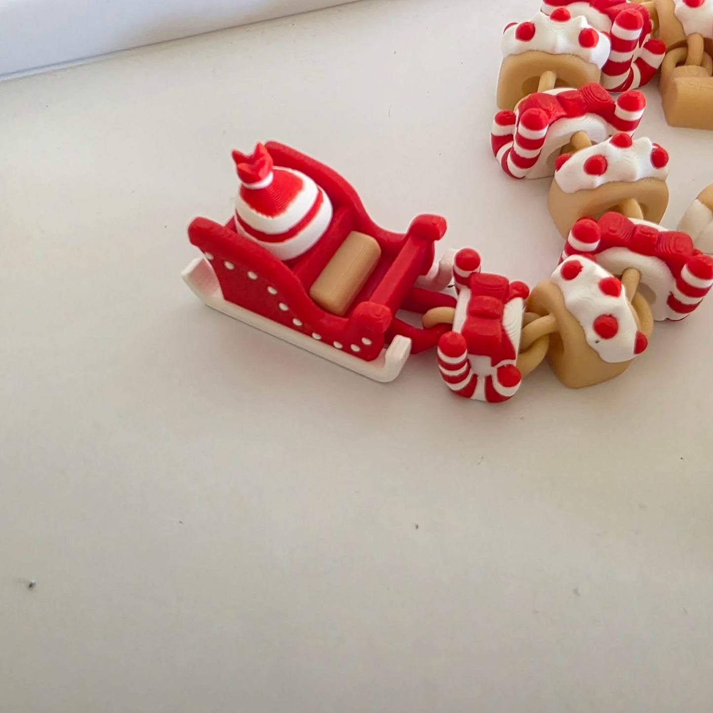 Articulated Flexi Reindeer Dragon Poseable 3D Printed Toy