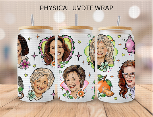 Golden Girls - 16 oz / 20 oz Libby UV DTF Wrap