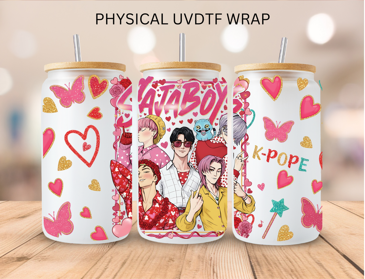Valentine K-pop - 16 oz / 20 oz Libby UV DTF