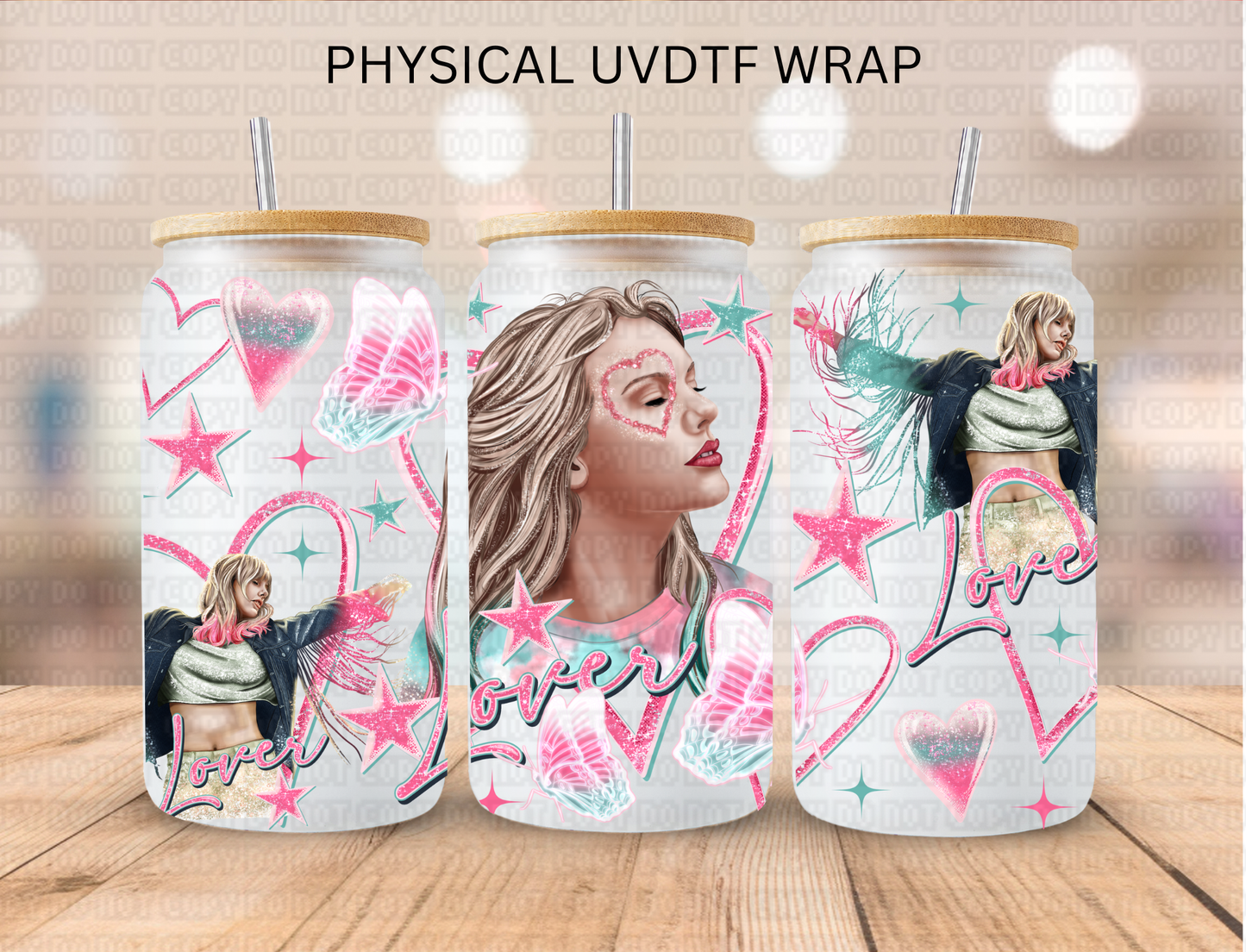 Valentines Taylor Love - 16 oz / 20 oz Libby UV DTF