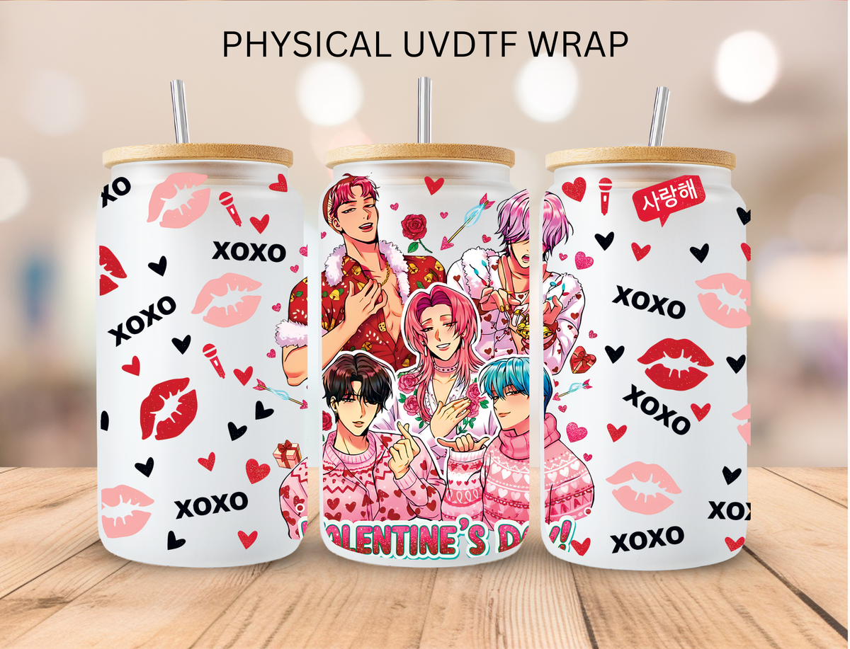 Valentine K-pop 1 - 16 oz / 20 oz Libby UV DTF