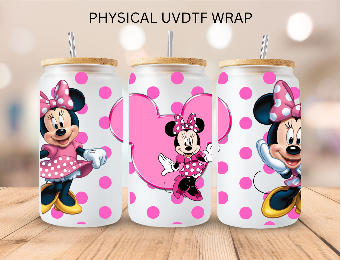 Girl Mouse Collection - 16 oz / 20 oz Libby UV DTF