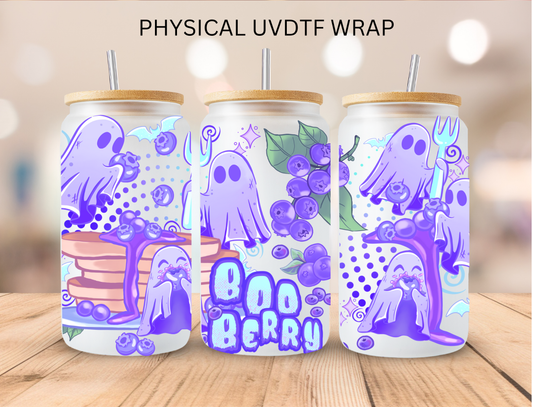 Halloween Boo Berry - 16 oz / 20 oz Libby UV DTF Wrap
