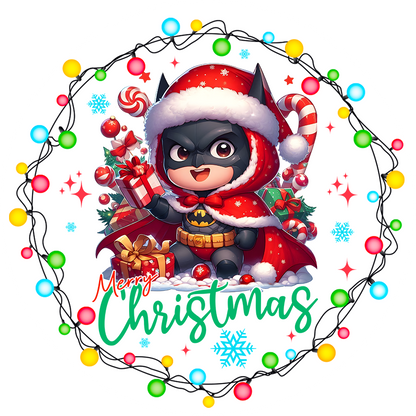 Cartoon Heros Christmas Ornament Bundle 2.8 Inch - Ornament UVDTF Decal