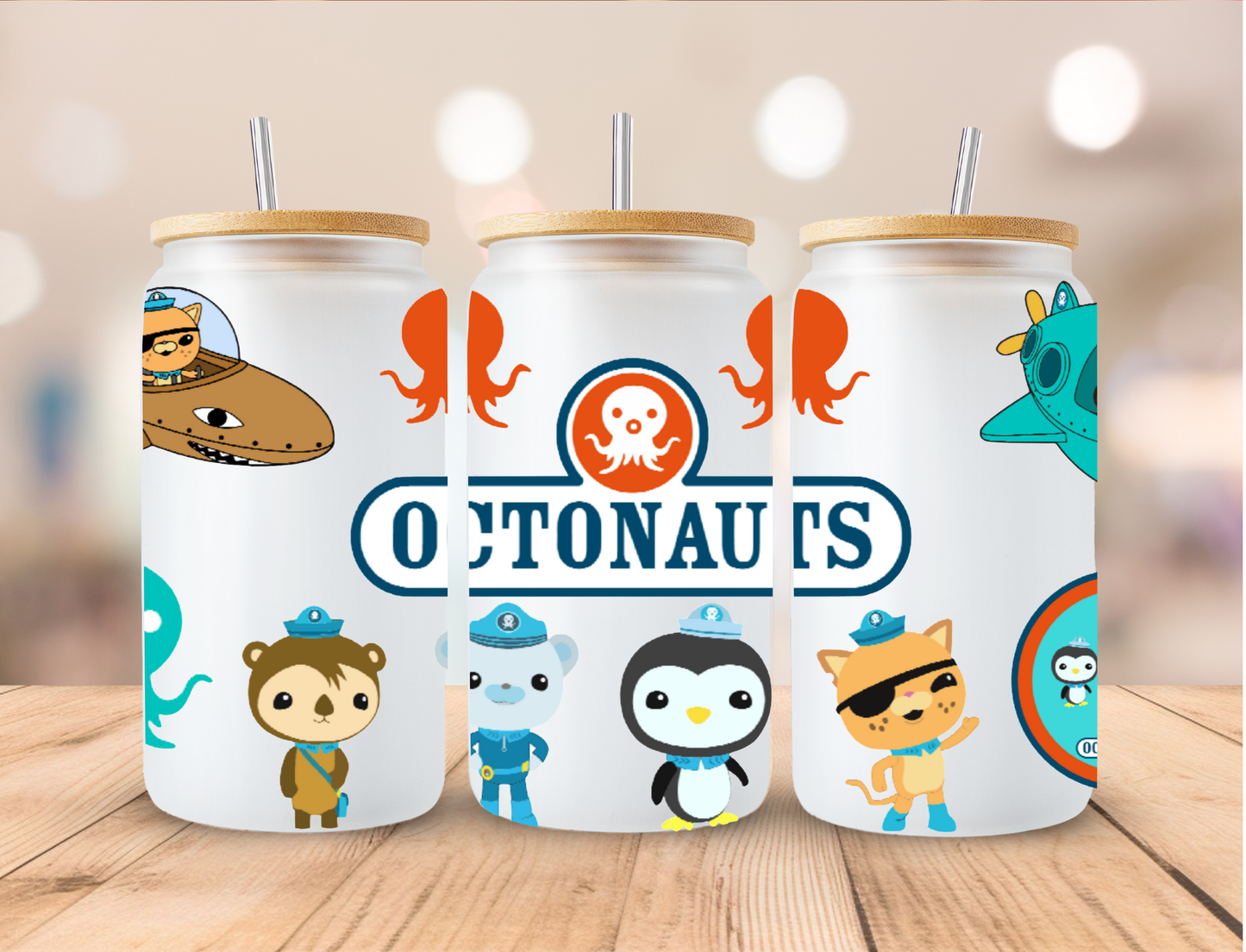 Octonauts Sea Crew - 16 oz / 20 oz Libby UV DTF Wrap