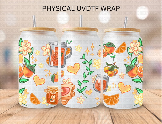 Oranges - 16 oz / 20 oz Libby UV DTF