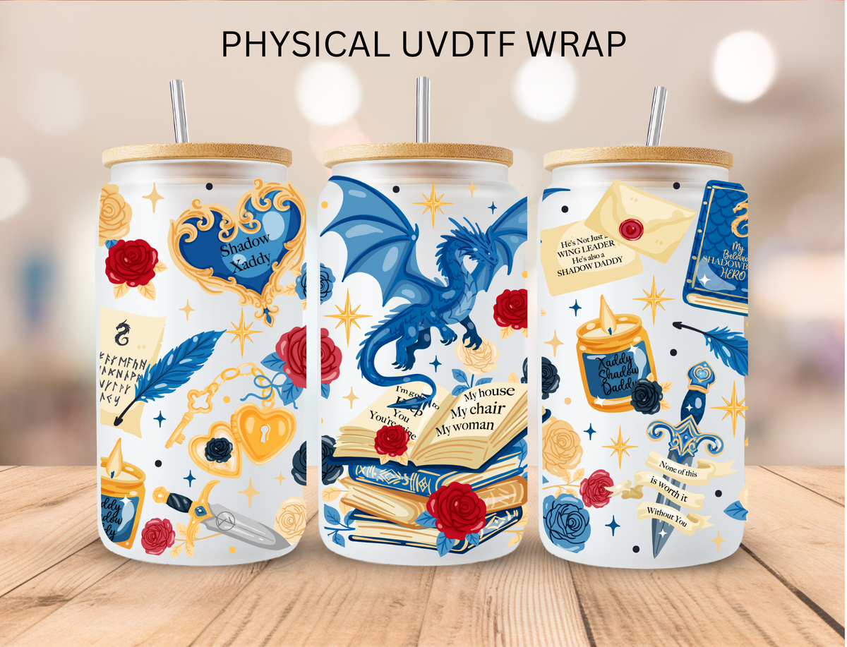 Fantasy Dragon Book Lover - 16 oz / 20 oz Libby UV DTF