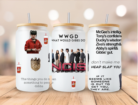 NCIS - 16 oz / 20 oz Libby UV DTF Wrap