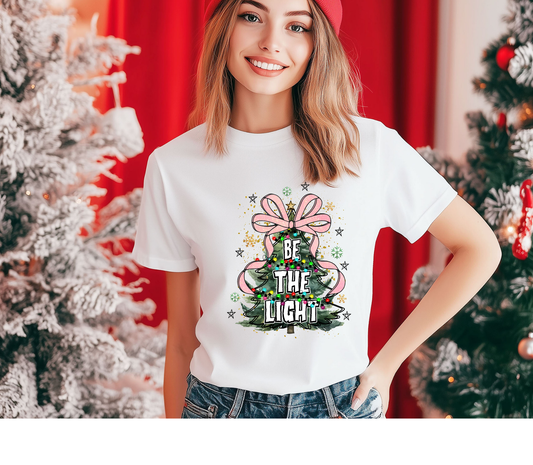 Christmas Tree Be The Light - Adult DTF Print Transfer