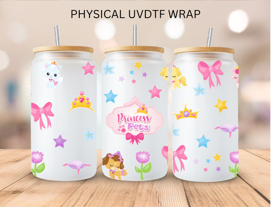 Princess Pets - 16 oz / 20 oz Libby UV DTF Wrap