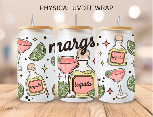Margs Tequilla Margaritas - 16 oz / 20 oz Libby UV DTF