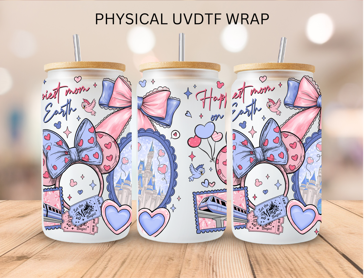 Happiest Place On Earth - 16 oz / 20 oz Libby UV DTF