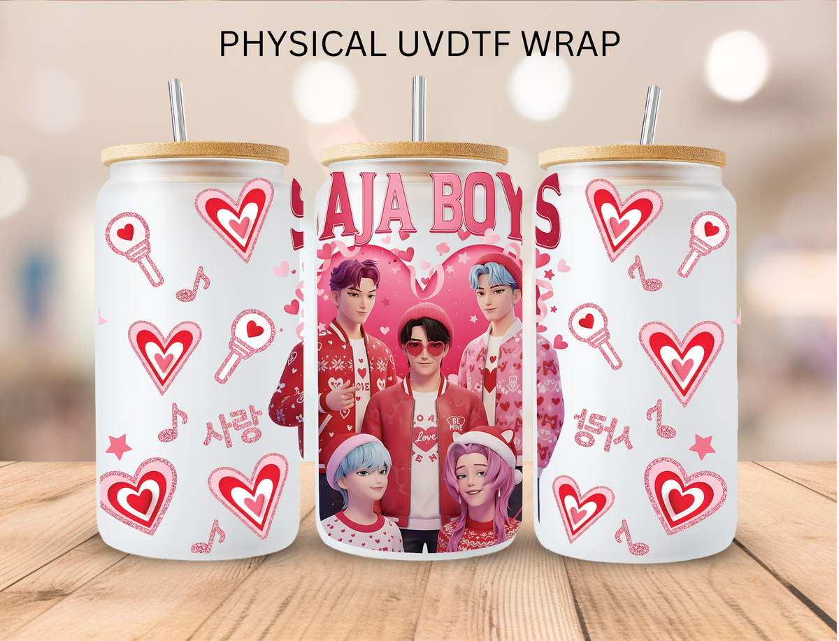 Valentine K-pop 6 - 16 oz / 20 oz Libby UV DTF
