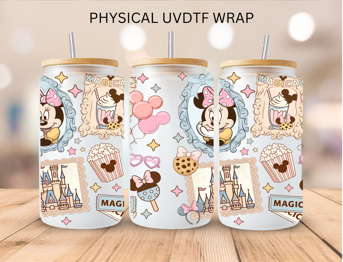 Pastel Mouse Frames - 16 oz / 20 oz Libby UV DTF
