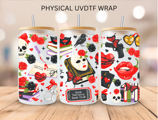 Dark Romance Book Club Book Lover - 16 oz / 20 oz Libby UV DTF