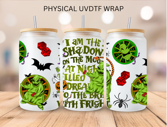 Halloween Oogie Shadow NBC - 16 oz / 20 oz Libby UV DTF Wrap