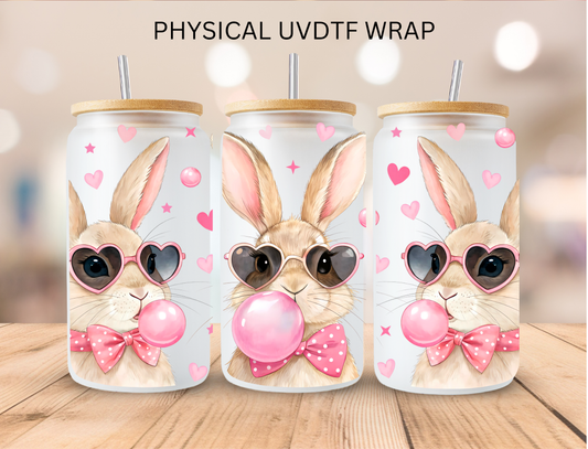 Valentines Rabbit - 16 oz / 20 oz Libby UV DTF