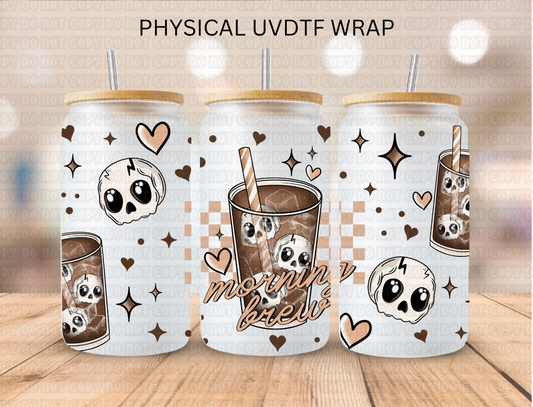 Skellie Morning Brew - 16 oz / 20 oz Libby UV DTF