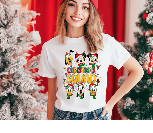 Mouse Christmas Squad - Adult DTF Print Transfer