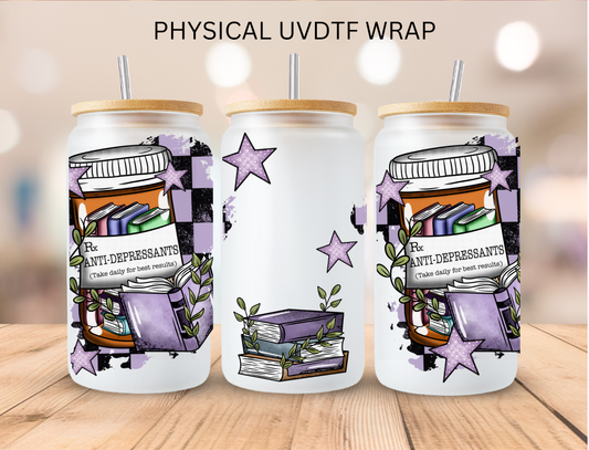 RX Antidepresents - 16 oz / 20 oz Libby UV DTF