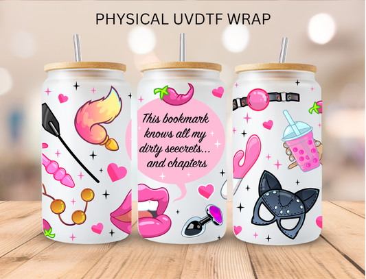 Spicy Bookish - 16 oz / 20 oz Libby UV DTF Wrap