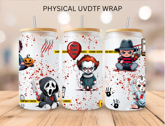 Blood Splatter You Will float Too - 16 oz / 20 oz Libby UV DTF