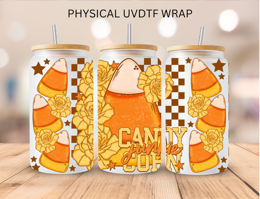 Fall Candy Corn - 16 oz / 20 oz Libby UV DTF Wrap