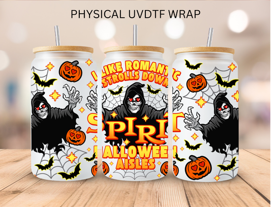 Halloween Spirit - 16 oz / 20 oz Libby UV DTF Wrap