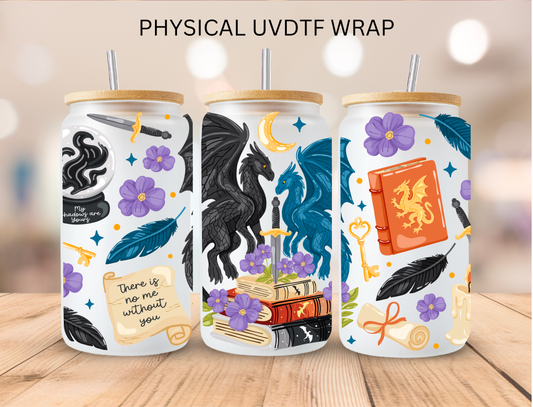 Mystical Dragon Book Lover - 16 oz / 20 oz Libby UV DTF