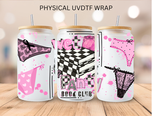 Wet Panty Book Club - 16 oz / 20 oz Libby UV DTF