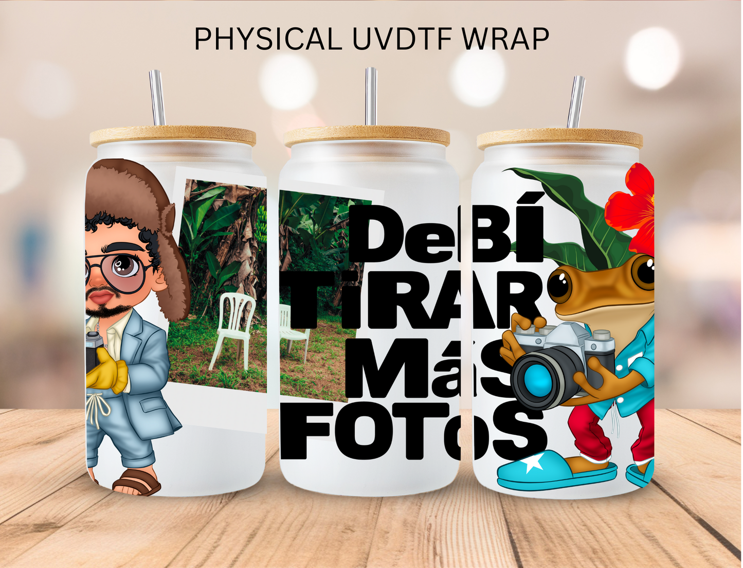 Bunny And Frog - 16 oz / 20 oz Libby UV DTF