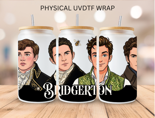 Bridgerton Boys - 16 oz / 20 oz Libby UV DTF Wrap