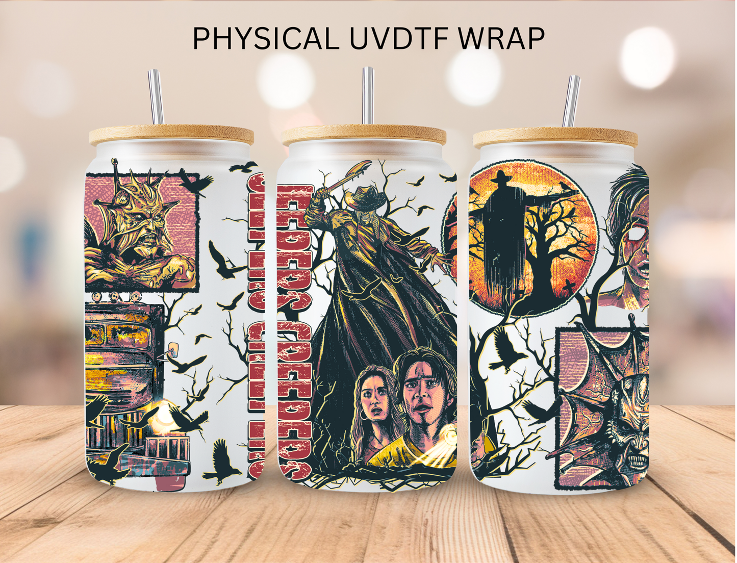 Horror Jeepers Creepers - 16 oz / 20 oz Libby UV DTF