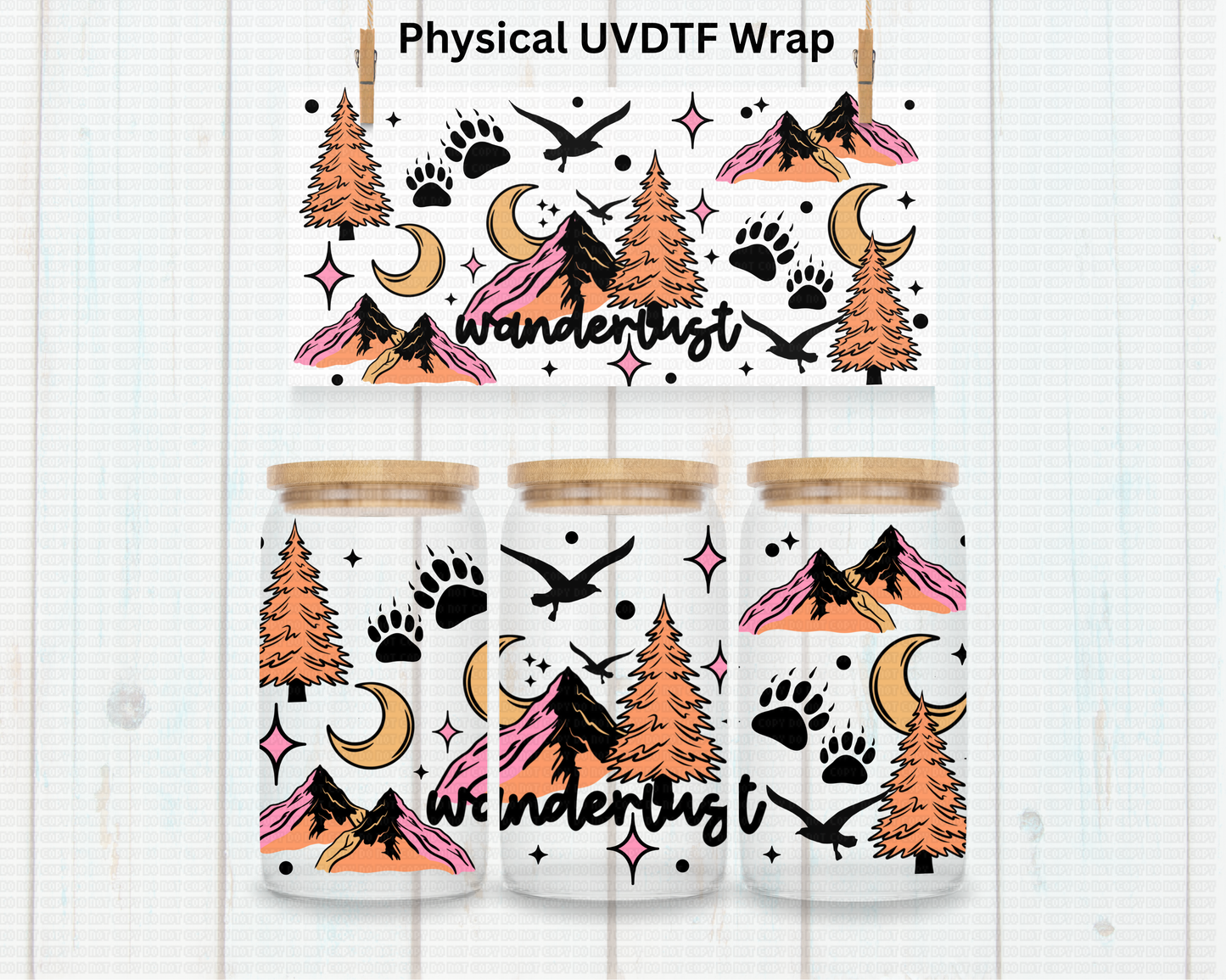 Wanderlust - 16 oz / 20 oz Libby UV DTF