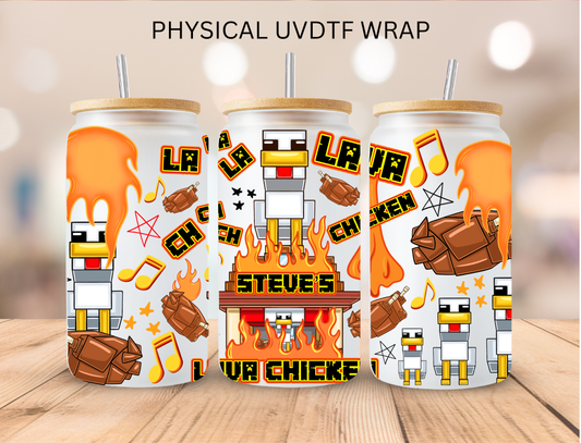Lava Chicken - 16 oz / 20 oz Libby UV DTF