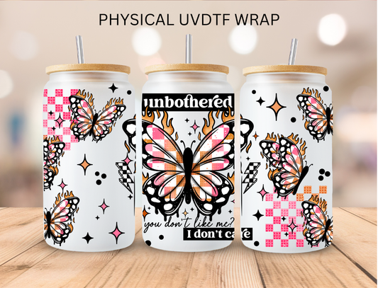 Floral Unbothered - 16 oz / 20 oz Libby UV DTF