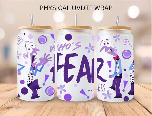 Emotions FEAR - 16 oz / 20 oz Libby UV DTF