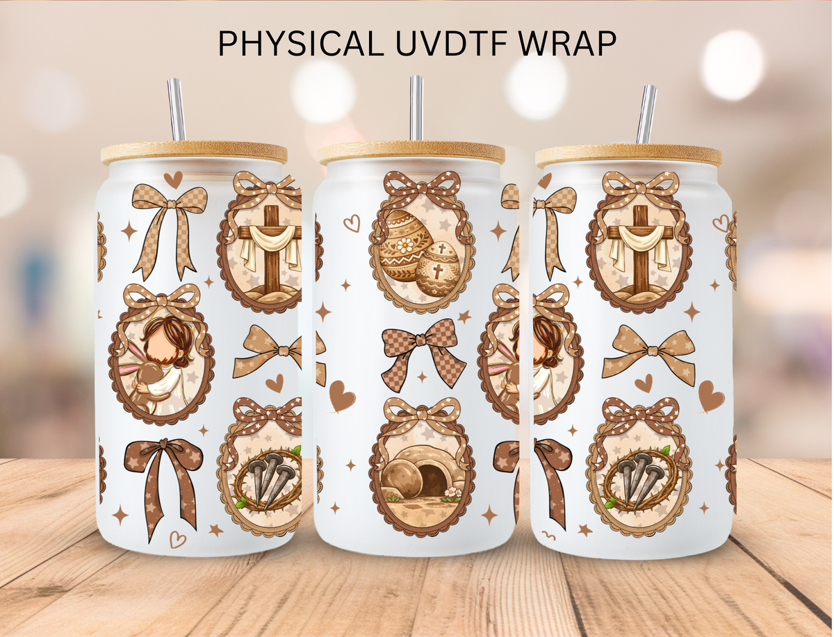 Easter Frames - 16 oz / 20 oz Libby UV DTF
