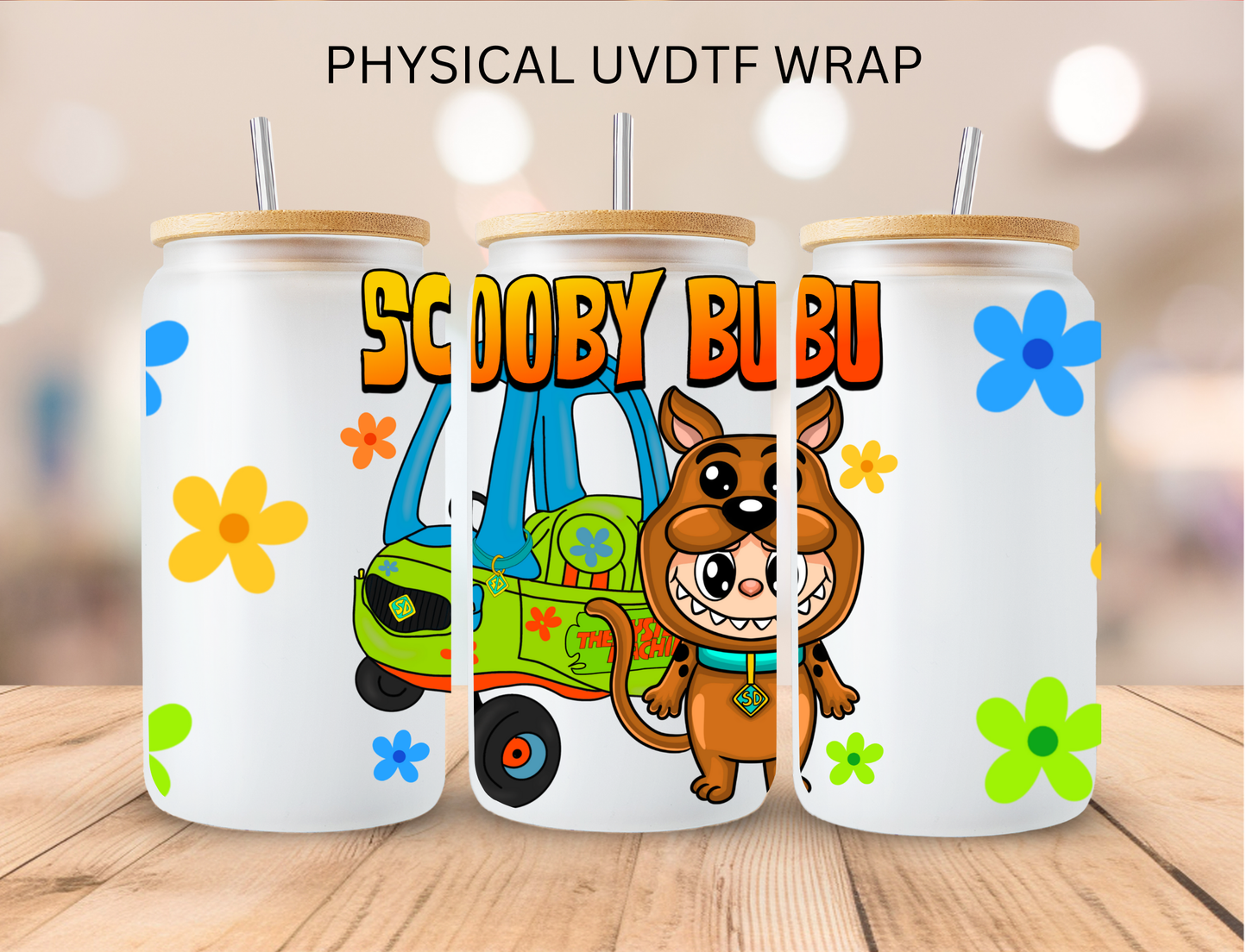 Scooby Bubu - 16 oz / 20 oz Libby UV DTF