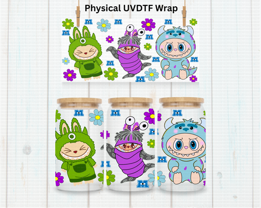 Monster Costume LaBu Bear - 16 oz / 20 oz Libby UV DTF