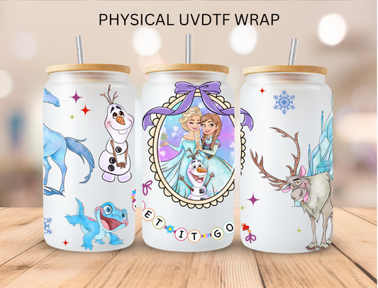 Frozen Frame Wrap - 16 oz / 20 oz Libby UV DTF Wrap